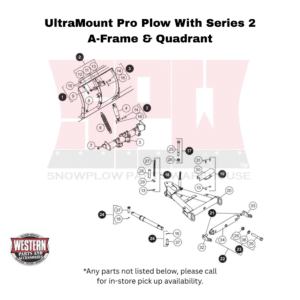 UltraMount Pro Plow With Series 2 A-Frame & Quadrant