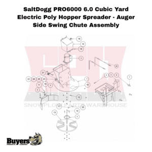 SaltDogg PRO6000 Chute, Side Swing