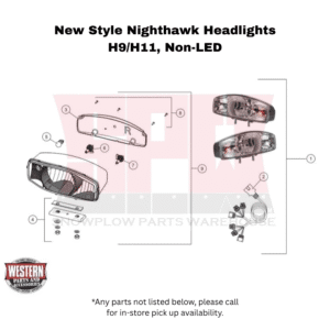UltraMount Pro Plow 2 Headlamps, New Style Nighthawks