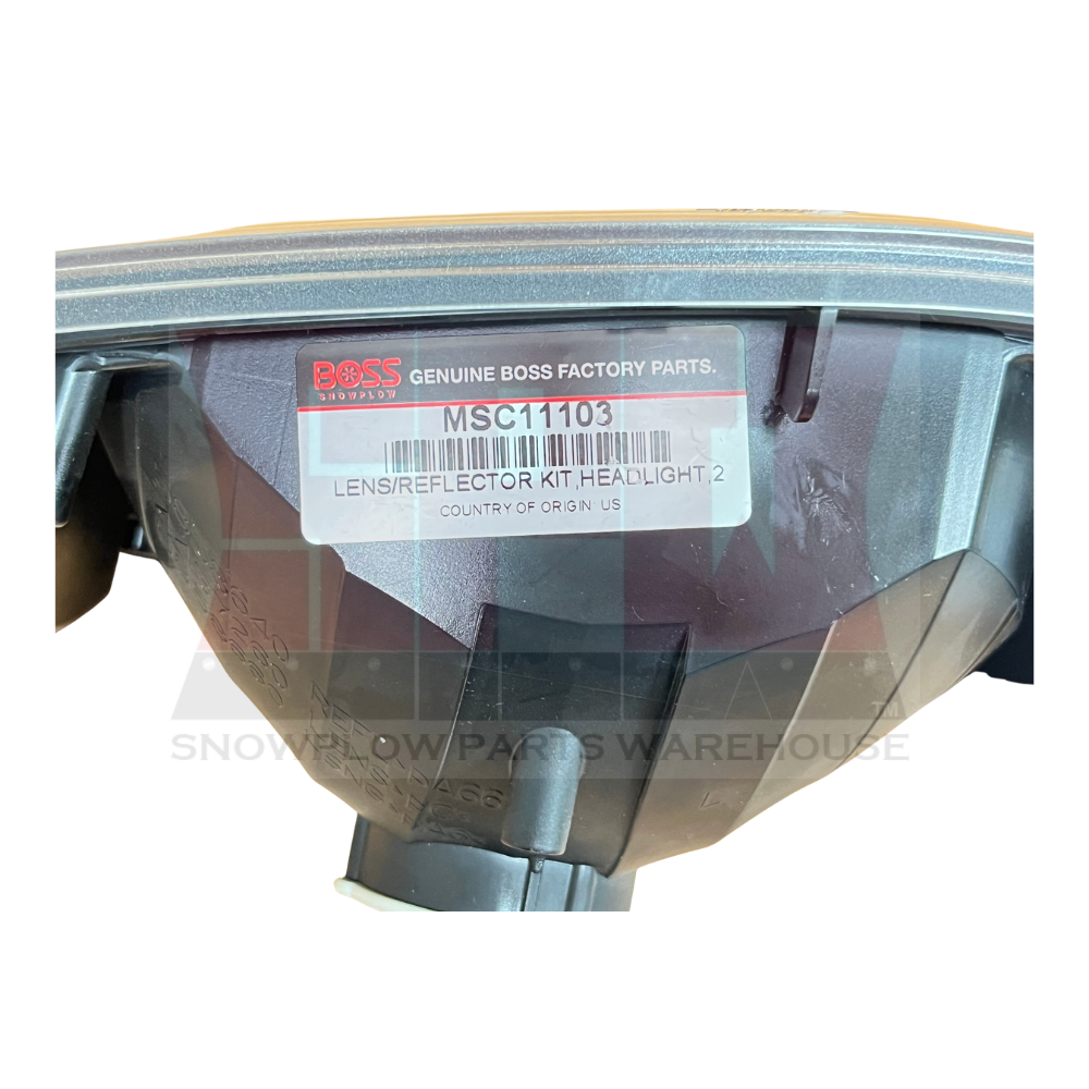 MSC11103 Boss OEM New SL2 Headlight Lens/Reflector Kit DS 2008+ - Image 2